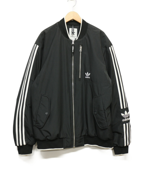 中古・古着通販】adidas (アディダス) 中綿ジャケット ブラック