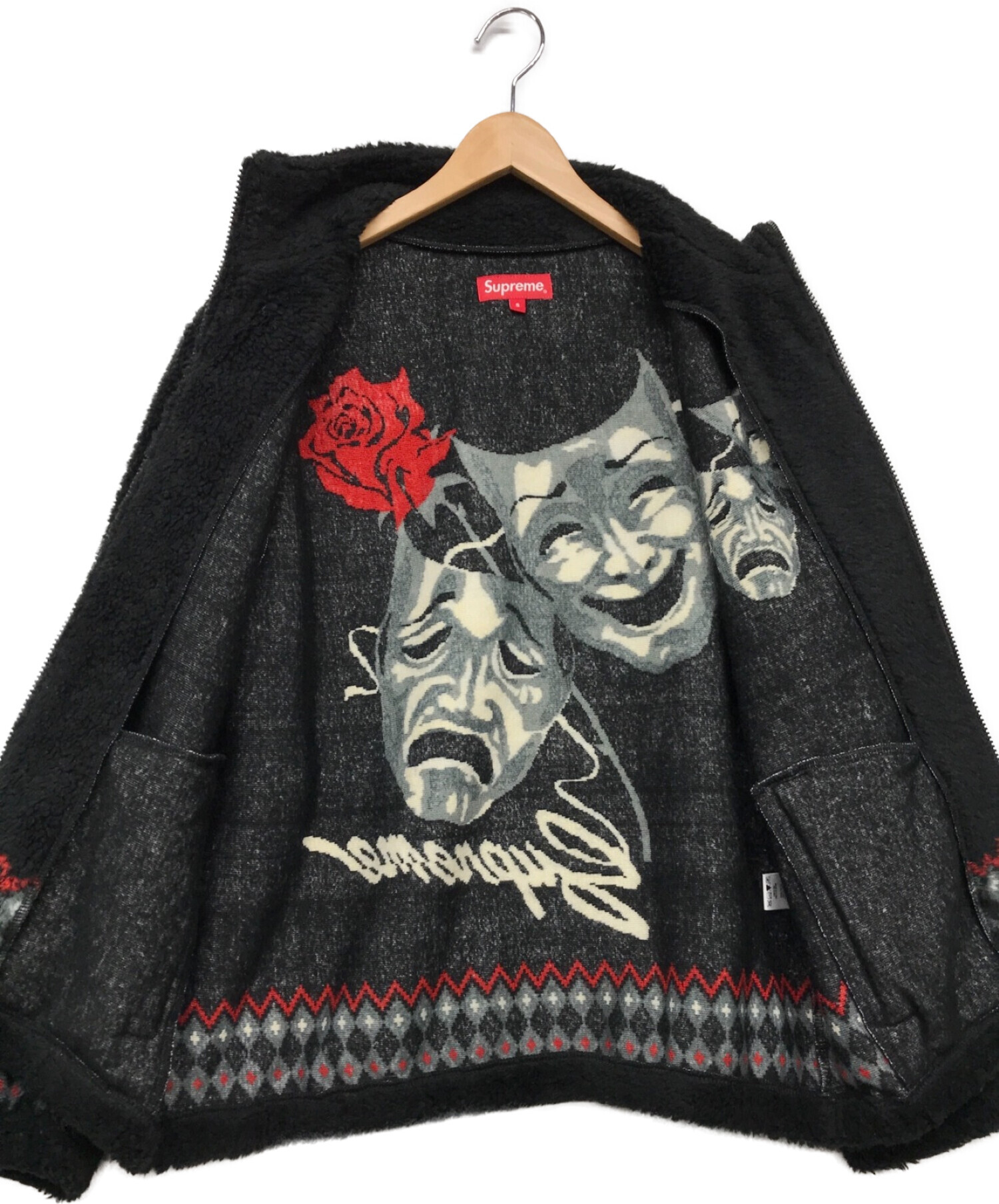 中古・古着通販】Supreme (シュプリーム) DRAMA MASK FLEECE JACKET