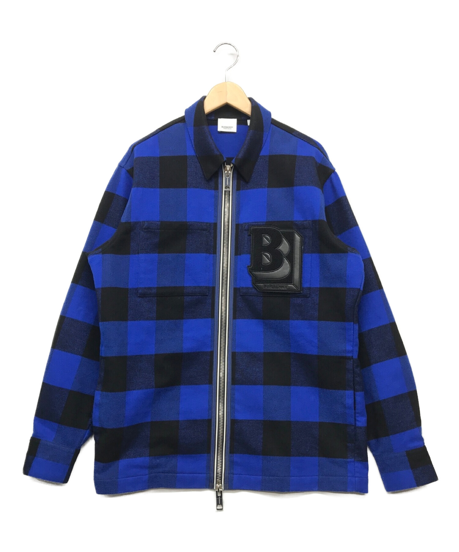 BURBERRY (バーバリー) ジップジャケット ブルー サイズ:S