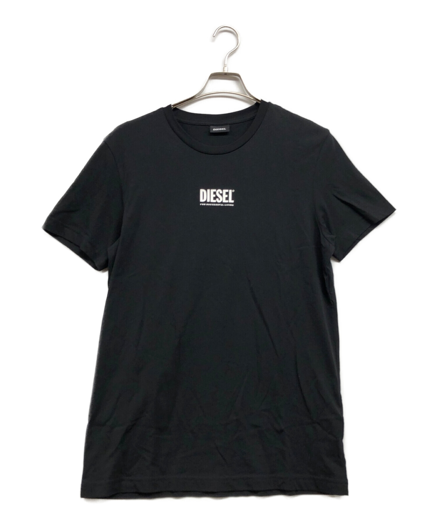 DIESEL (ディーゼル) フロントロゴtシャツ ブラック サイズ:L