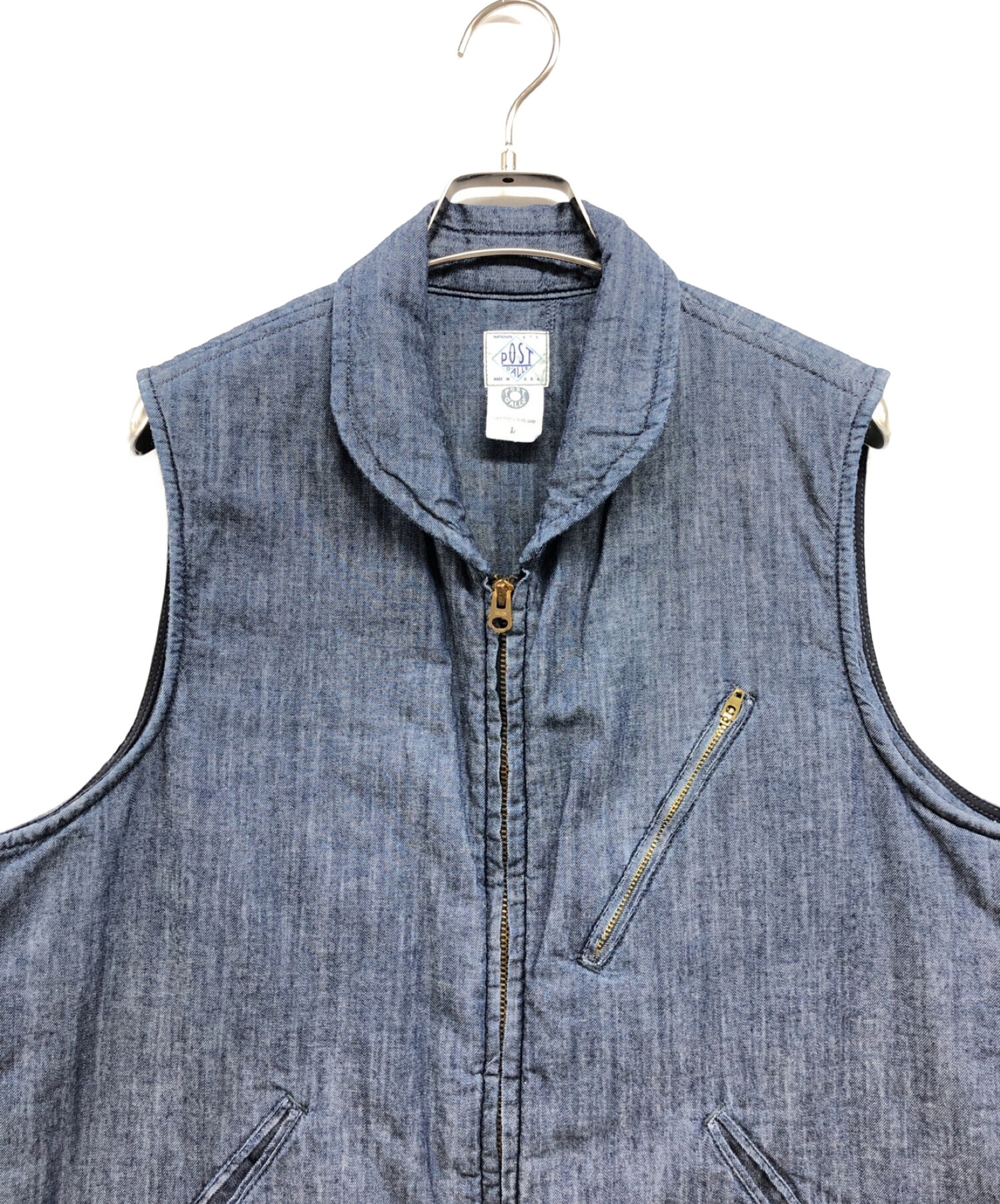 中古・古着通販】POST O'ALLS (ポストオーバーオールズ) E-Z CRUZ VEST