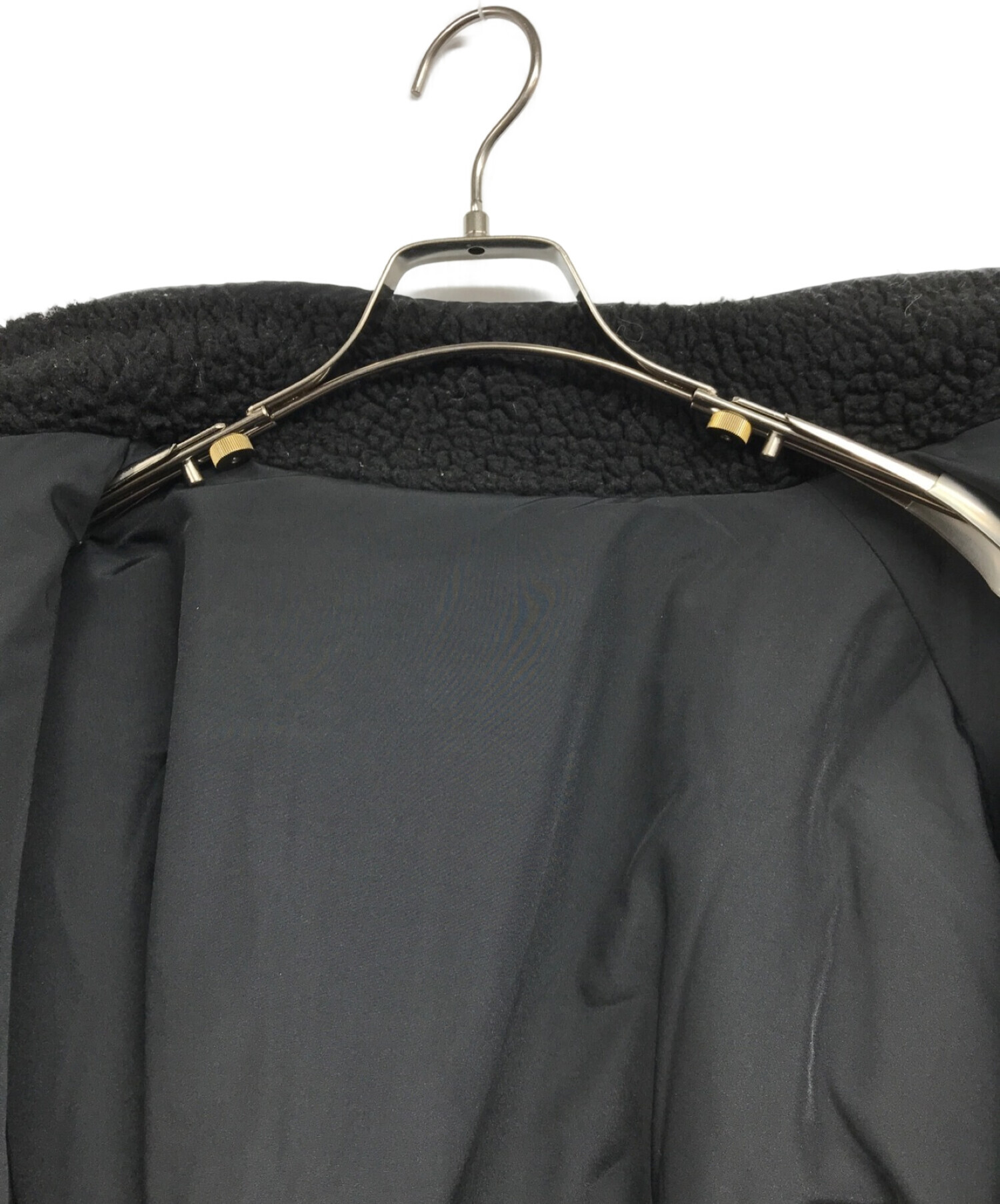OY (オーワイ) バックロゴボアジャケット ブラック サイズ:不明