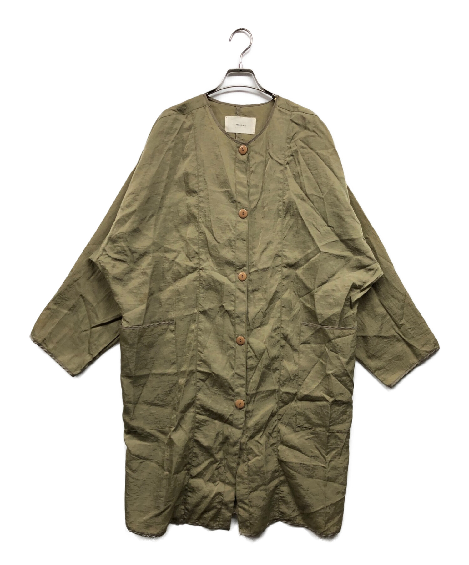 TODAYFUL (トゥデイフル) Nylon Rough Gown 黄緑 サイズ:38