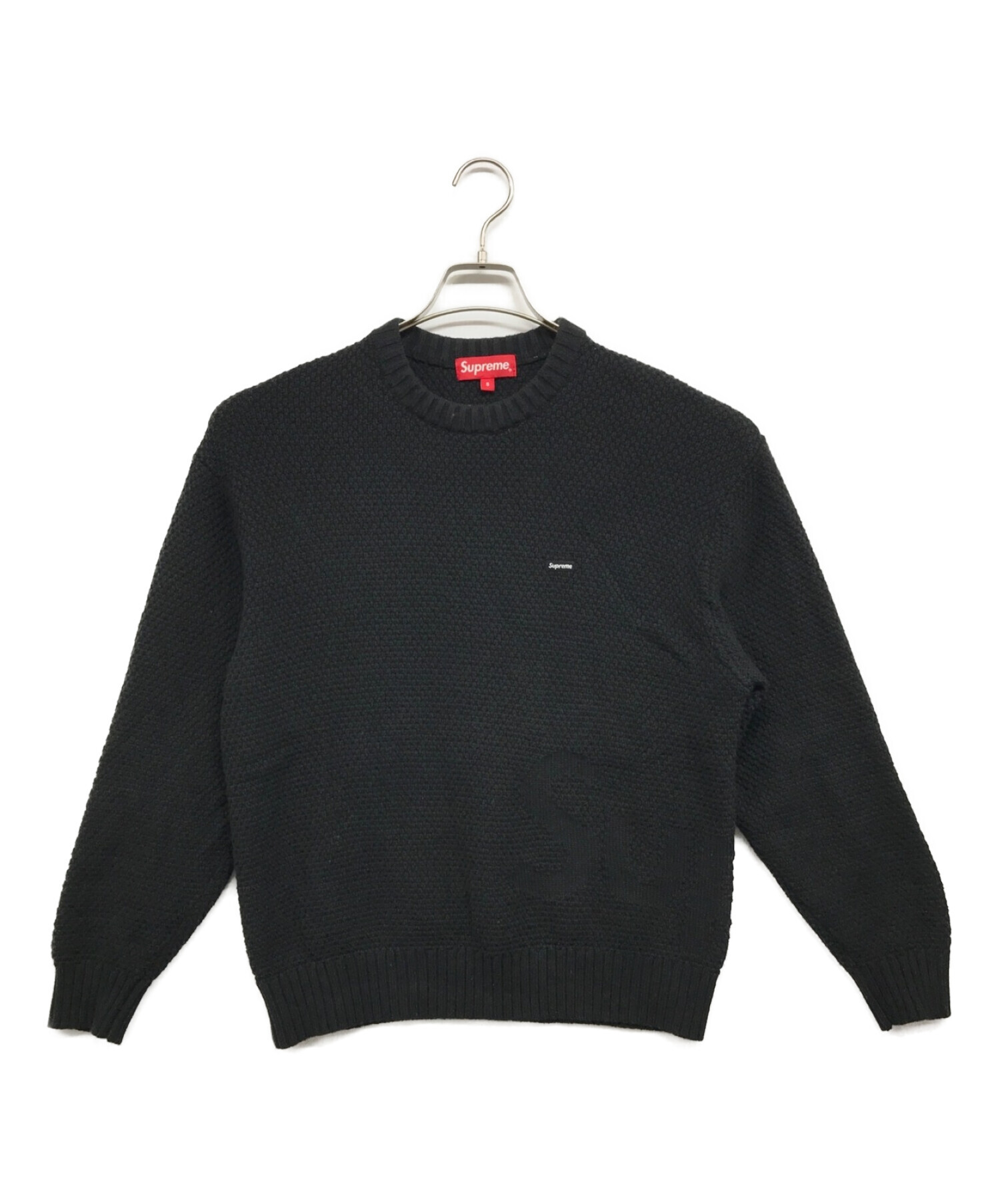 SUPREME (シュプリーム) Textured Small Box Sweater ブラック サイズ:S