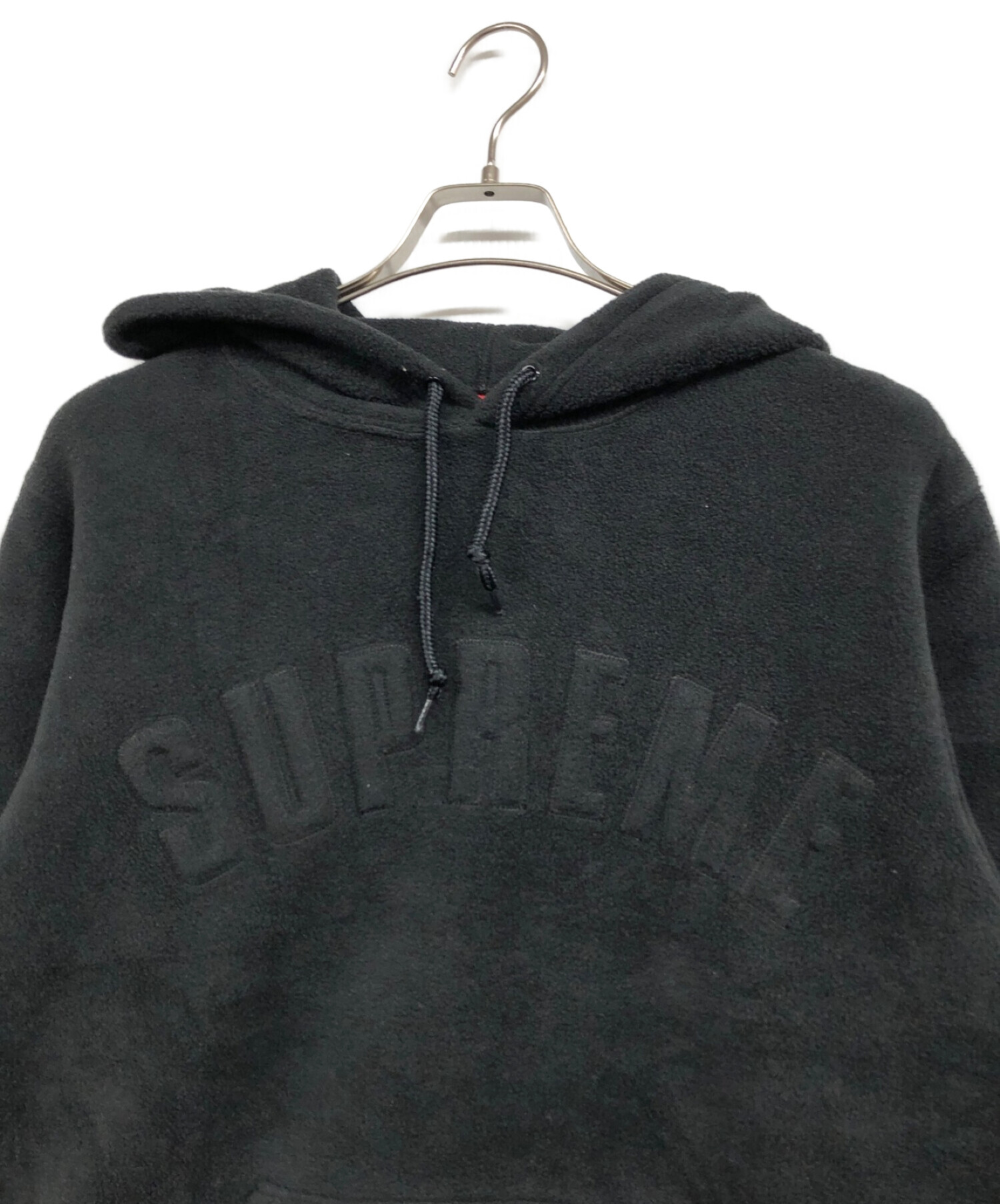 Supreme (シュプリーム) Polartec Hooded sweatshirt ブラック サイズ:Ⅿ