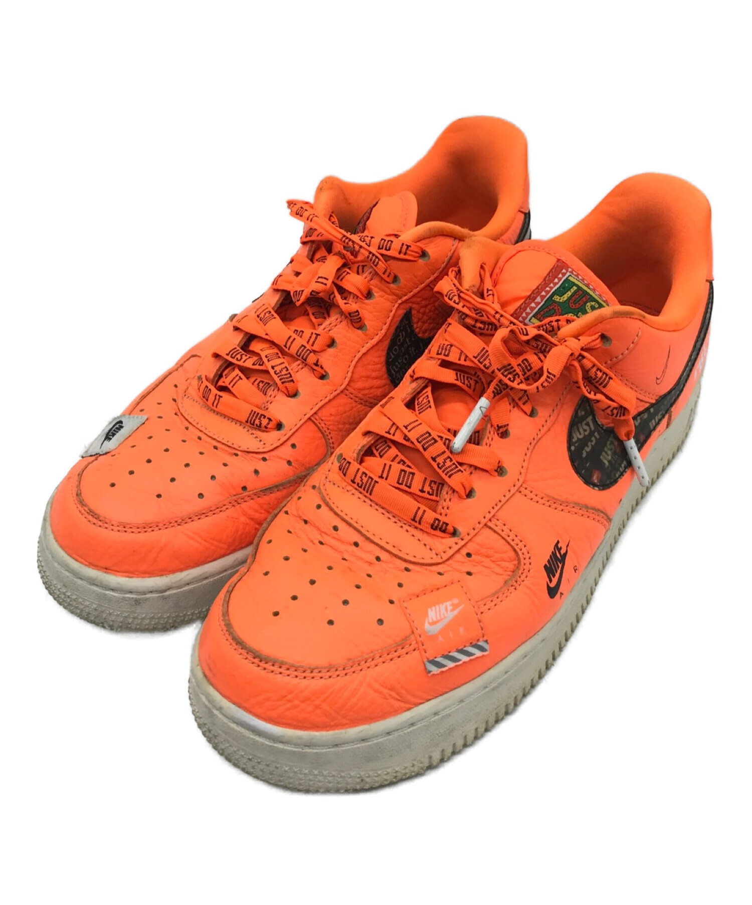 NIKE (ナイキ) AIR FORCE 1 07 PRM JDI オレンジ サイズ:26.5