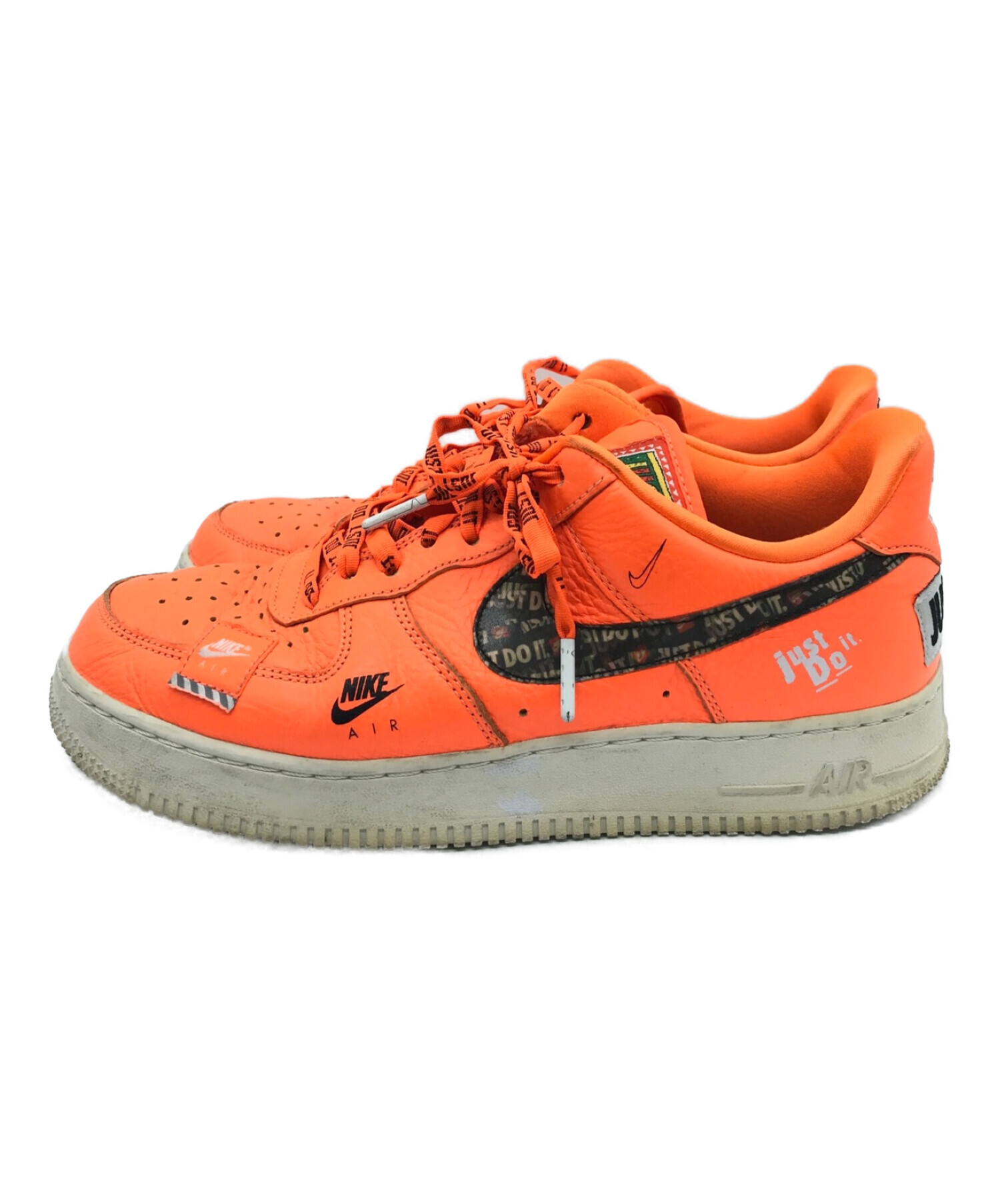 NIKE (ナイキ) AIR FORCE 1 07 PRM JDI オレンジ サイズ:26.5