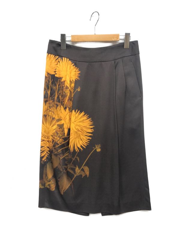 中古・古着通販】DRIES VAN NOTEN (ドリスヴァンノッテン) 花柄スカート ブラウン サイズ:36｜ブランド・古着通販  トレファク公式【TREFAC FASHION】スマホサイト