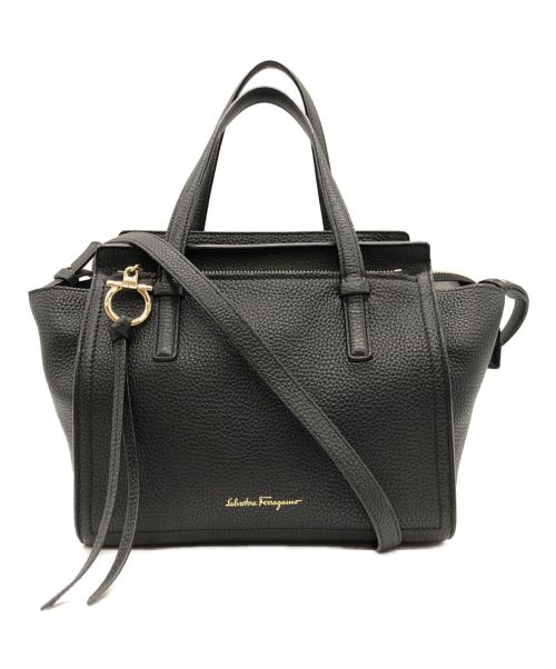 中古・古着通販】Salvatore Ferragamo (サルヴァトーレ フェラガモ) 2WAYショルダーバッグ ブラック｜ブランド・古着通販  トレファク公式【TREFAC FASHION】スマホサイト