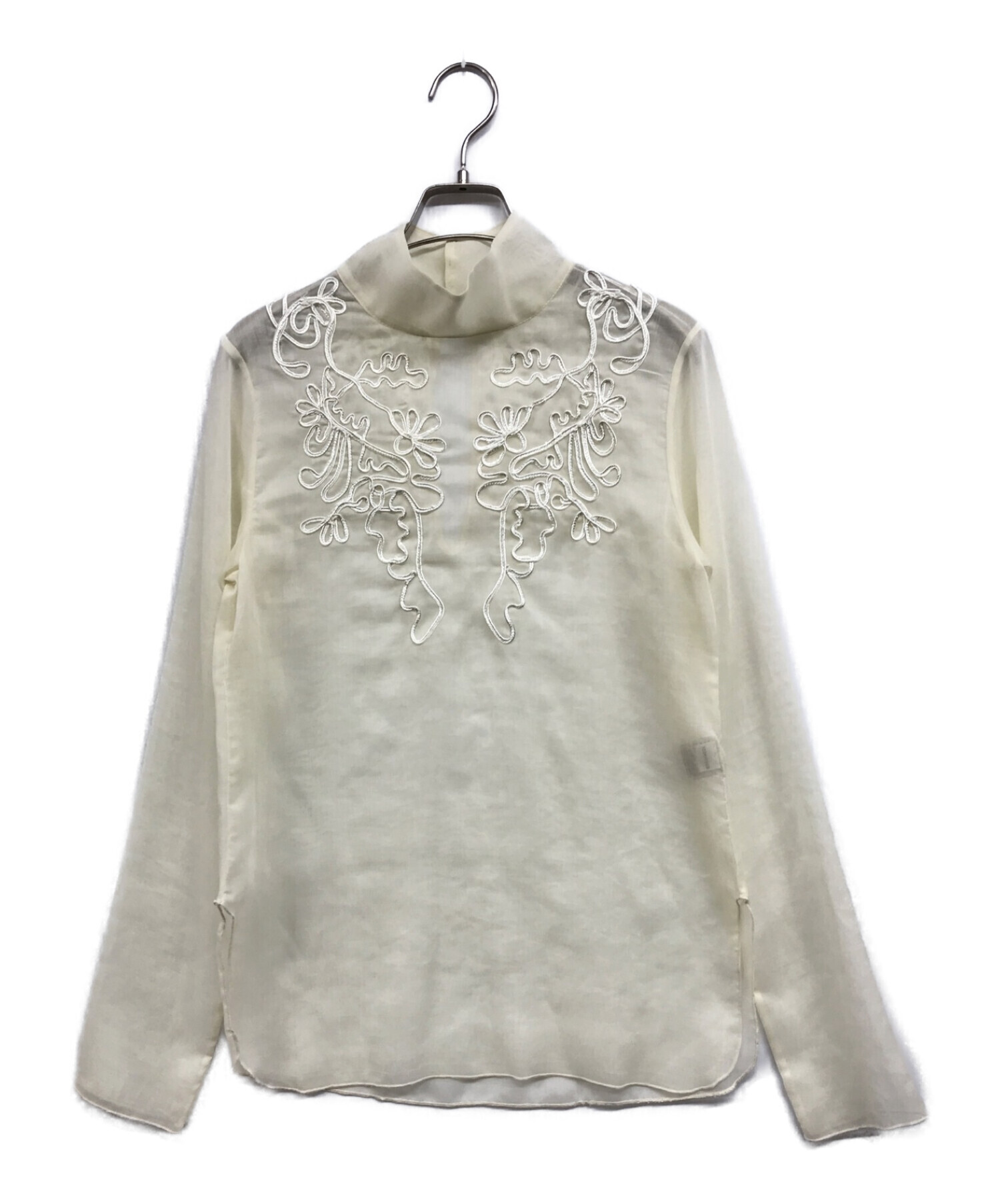 TODAYFUL (トゥデイフル) Sheer Embroidery Blouse ベージュ サイズ:F