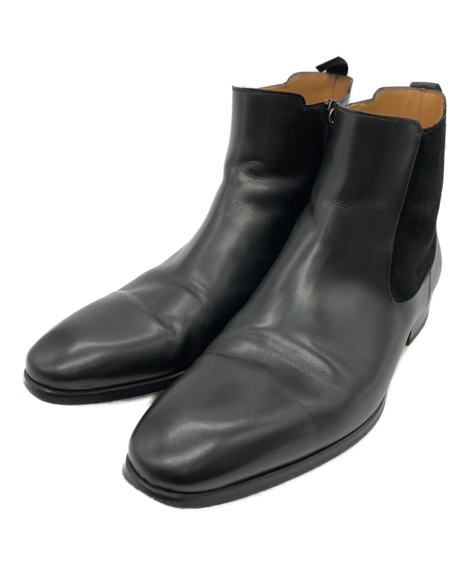 MAGNANNI (マグナーニ) サイドジップブーツ ブラック サイズ:42