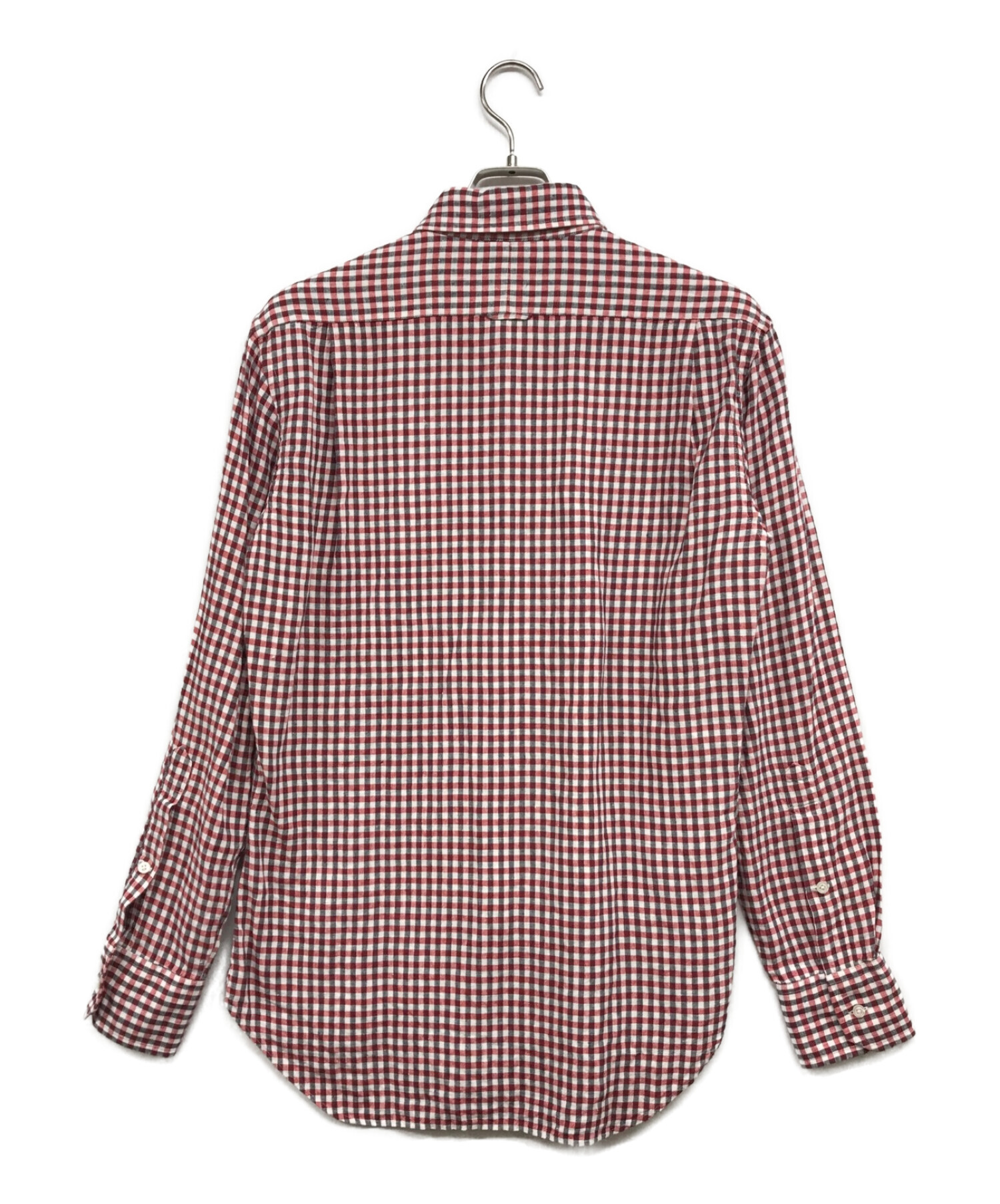 中古・古着通販】Thom Browne (トムブラウン) チェックワイドカラー