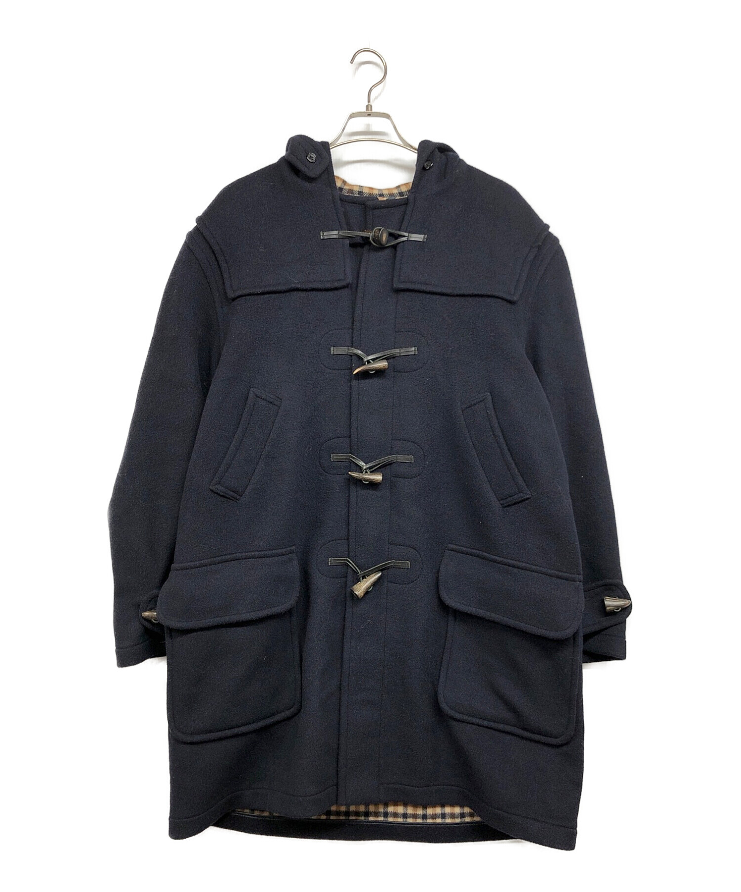 Aquascutum (アクアスキュータム) ダッフルコート ネイビー サイズ:なし