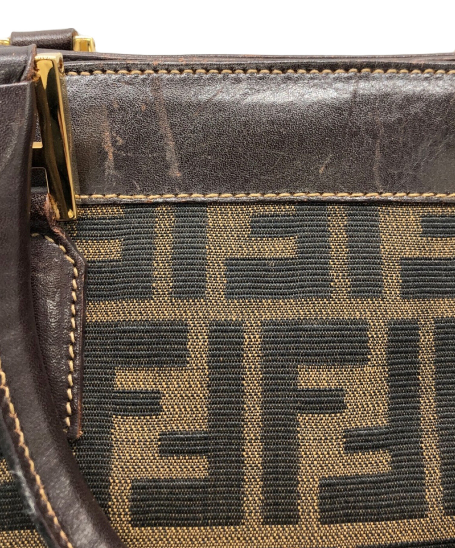 中古・古着通販】FENDI (フェンディ) ズッカ柄トートバッグ ブラウン