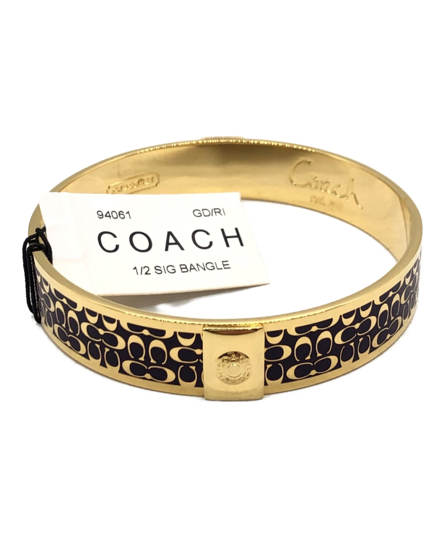 COACH (コーチ) シグネチャーサークルバングル パープル