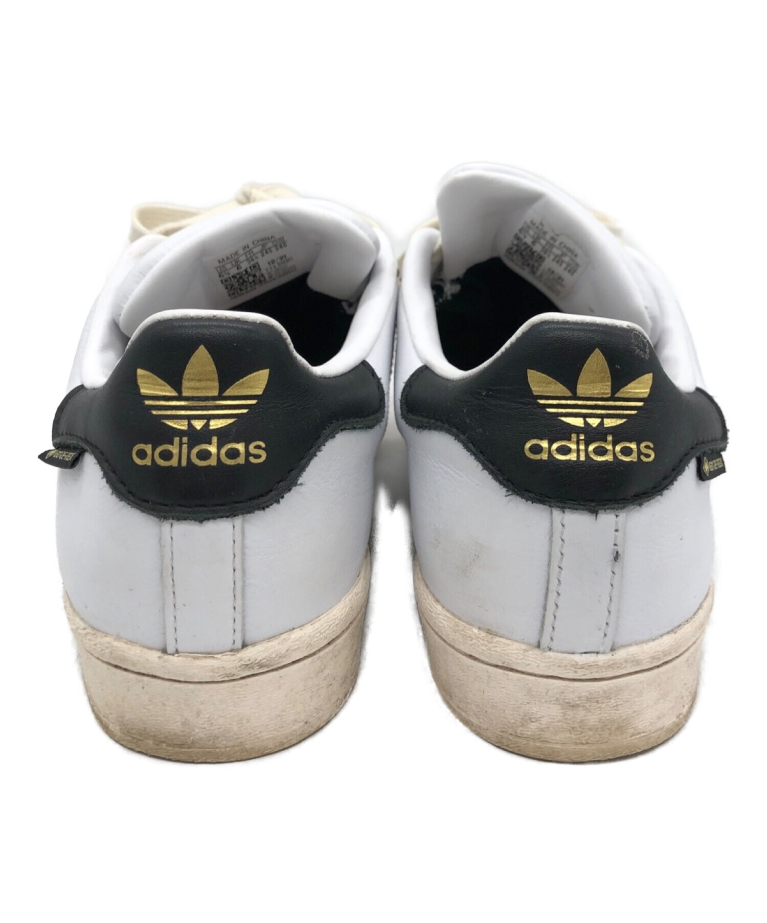 adidas (アディダス) SUPERSTAR GTX ホワイト×ブラック サイズ:24.5