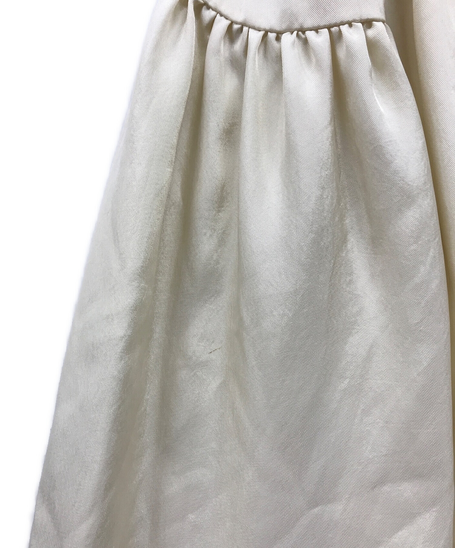 AMERI (アメリ) MEDI SILKY STRAP DRESS ホワイト サイズ:Ⅿ