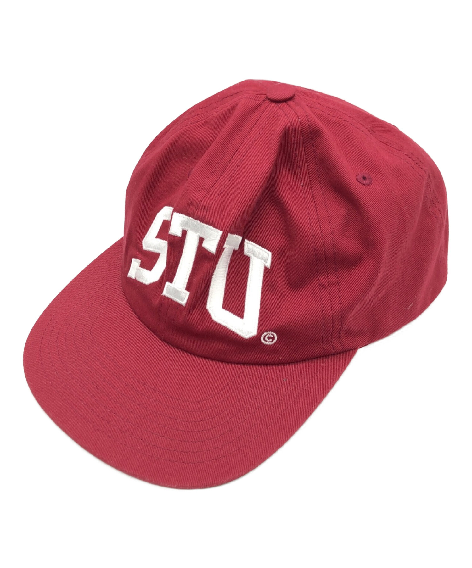 stussy (ステューシー) stu arch strapback cap レッド