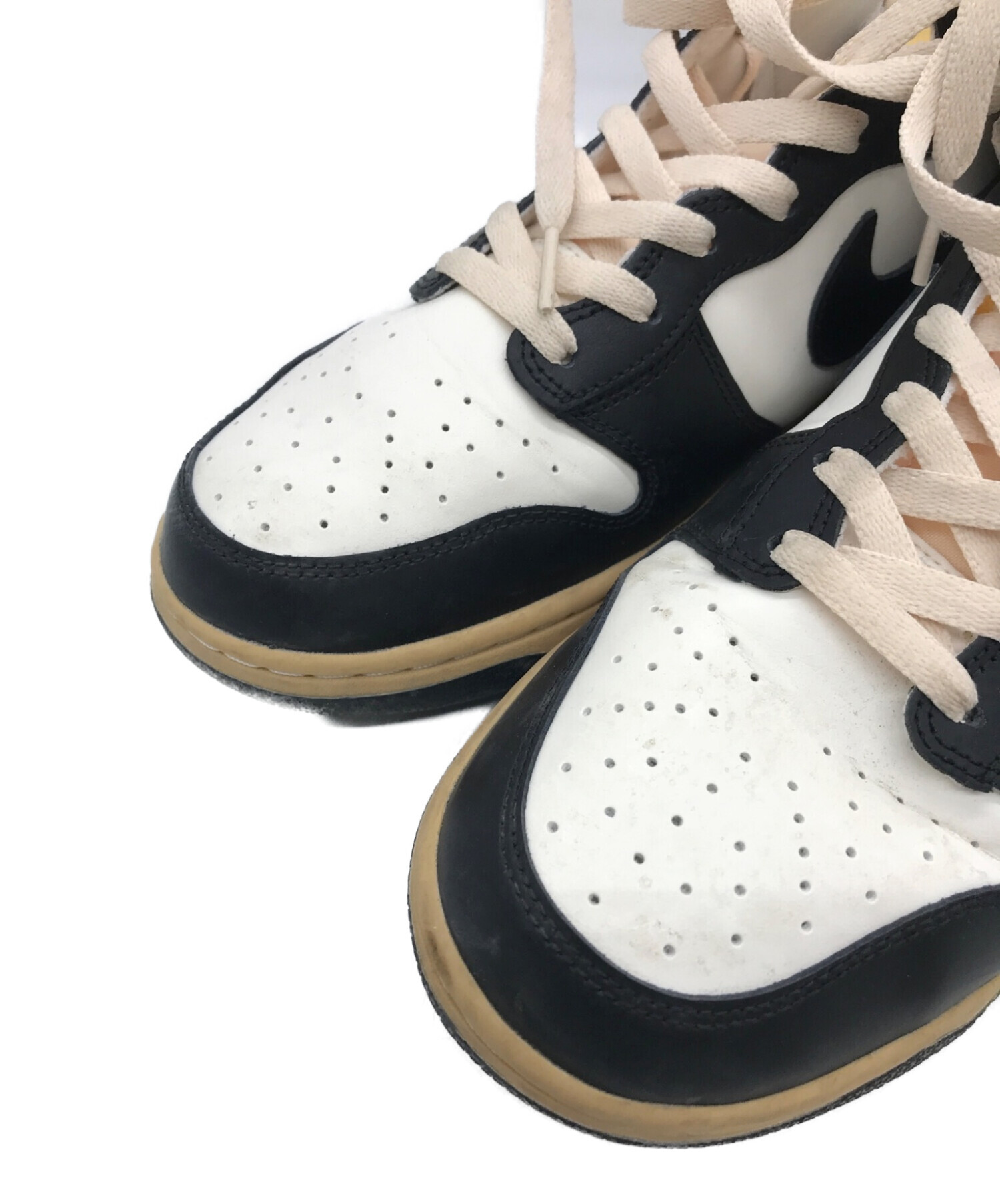 NIKE (ナイキ) WMNS DUNK HIGH SE ホワイト×ブラック サイズ:28