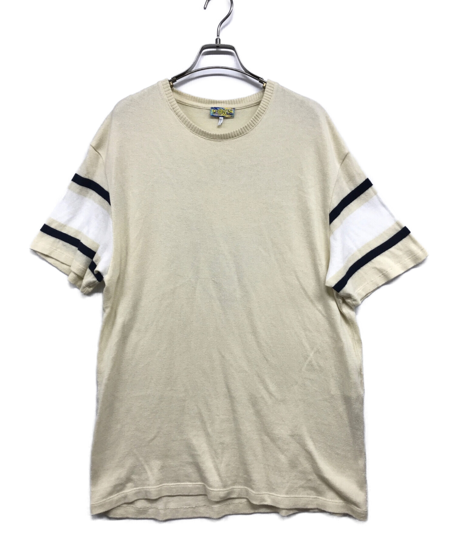 中古・古着通販】LOEWE (ロエベ) Stripe T-Shirt ベージュ サイズ:Ⅿ