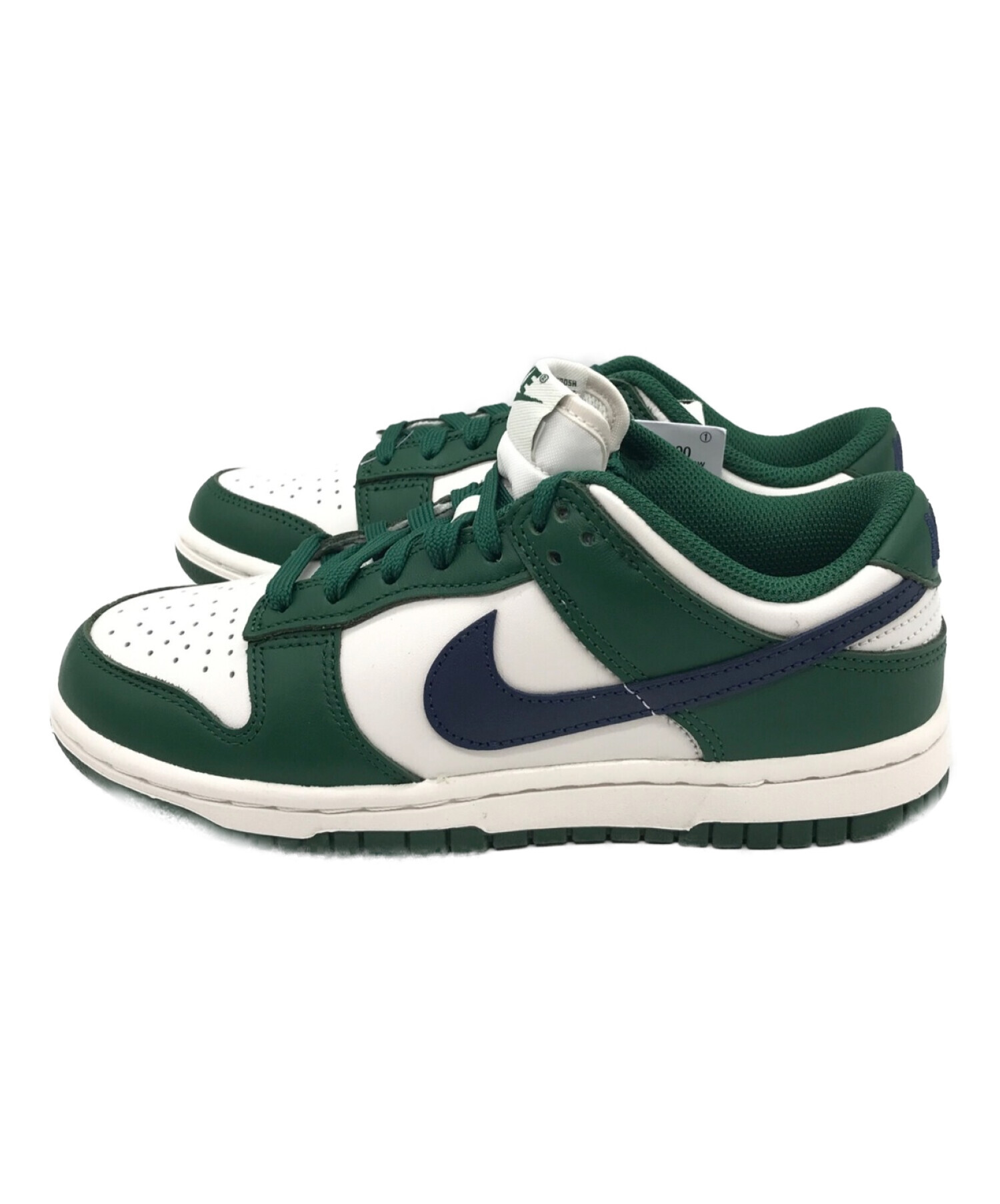 中古・古着通販】nike (ナイキ) DUNK LOW グリーン×ホワイト サイズ