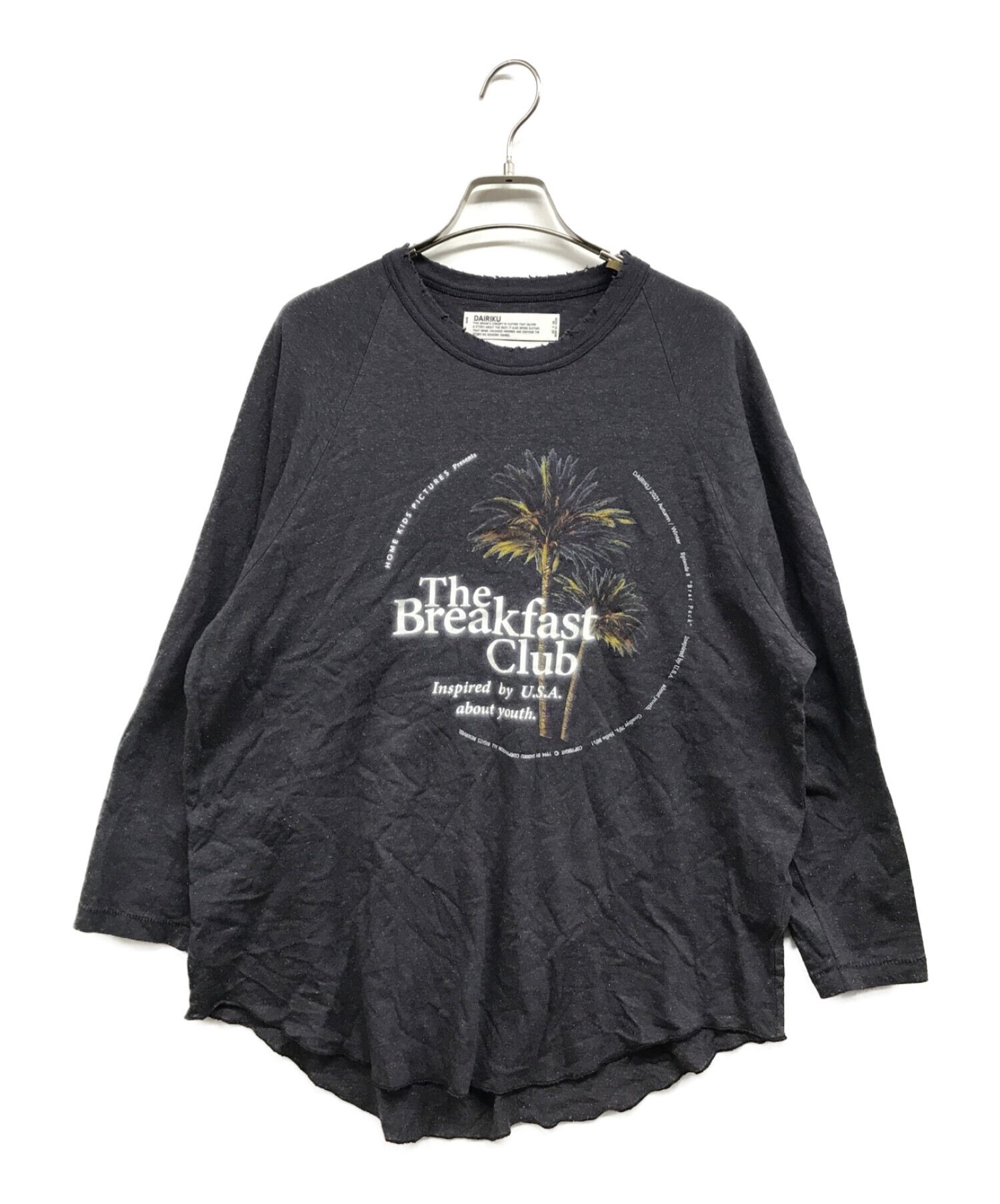 中古・古着通販】DAIRIKU (ダイリク) Palms Raglan Tee ネイビー