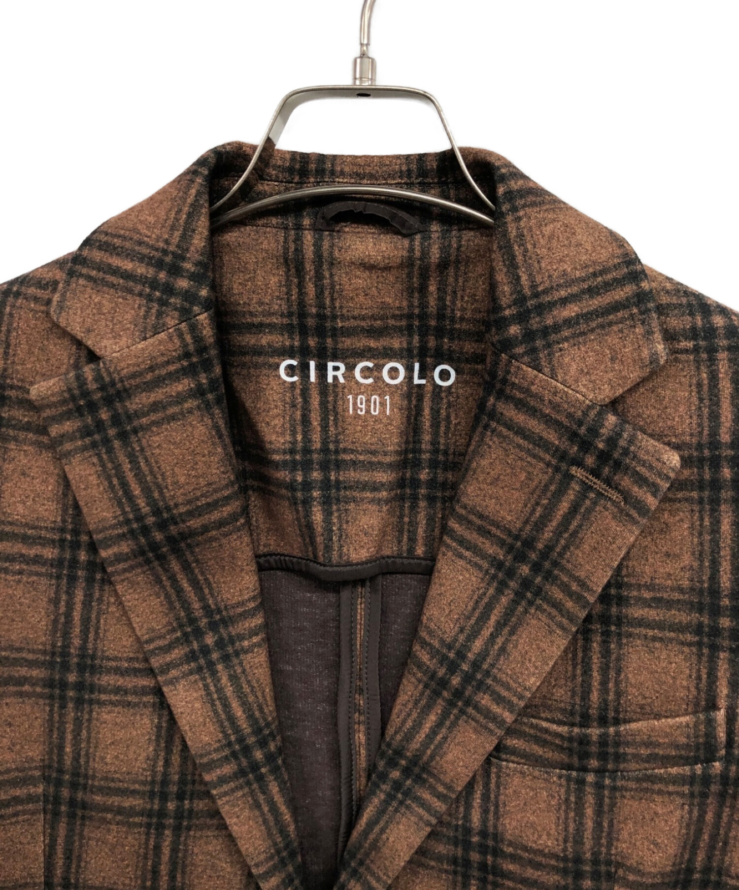 中古・古着通販】CIRCOLO 1901 (チルコロ1901) 2Bジャケット ブラウン
