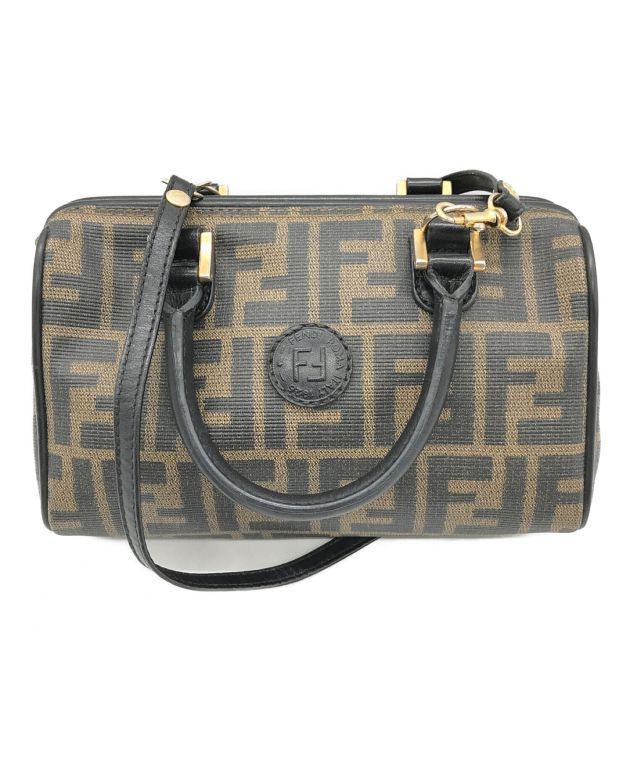 中古・古着通販】FENDI (フェンディ) ズッカ柄2wayミニボストンバッグ ブラウン｜ブランド・古着通販 トレファク公式【TREFAC  FASHION】スマホサイト