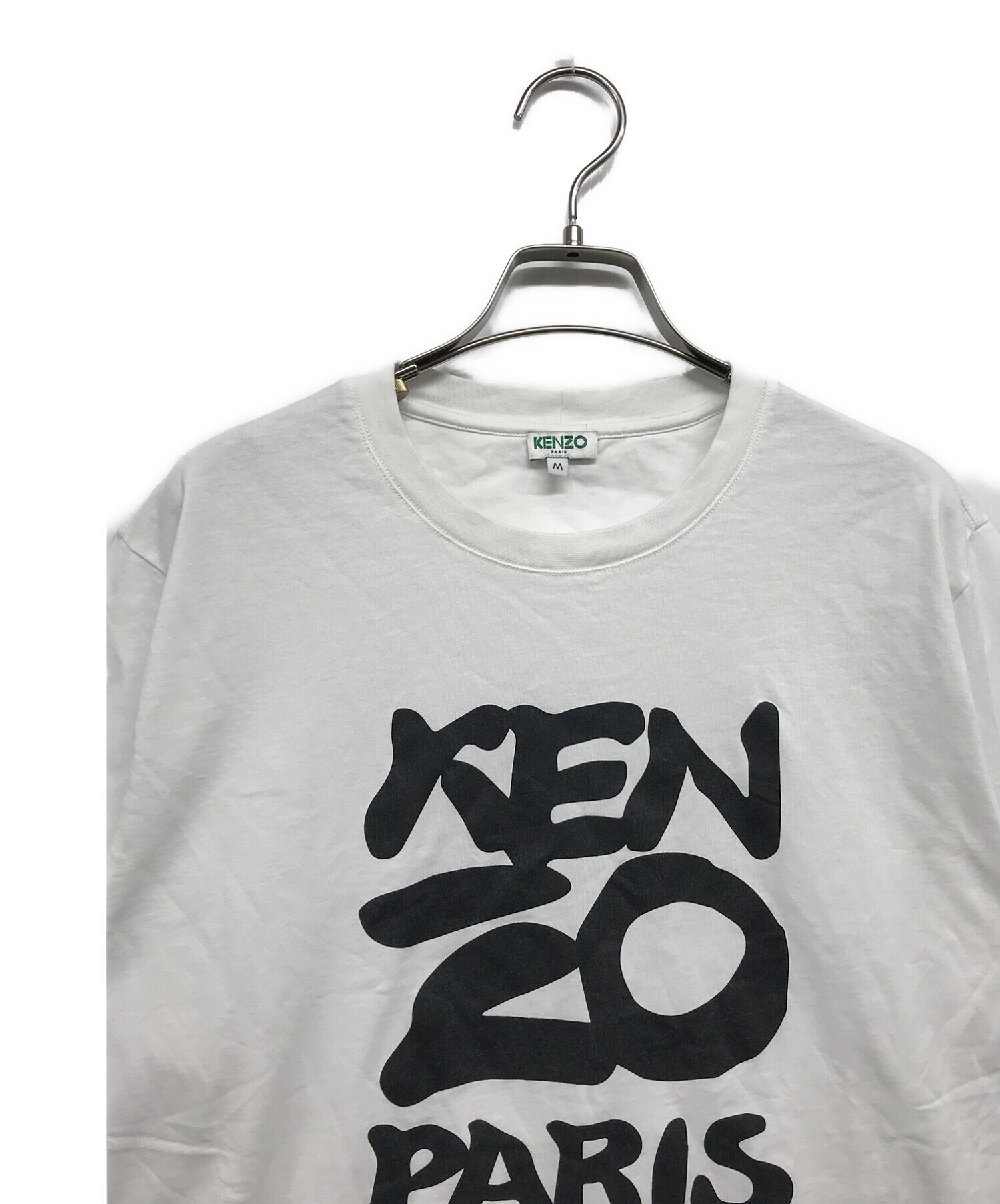 中古・古着通販】KENZO (ケンゾー) プリントTシャツ ホワイト サイズ:M