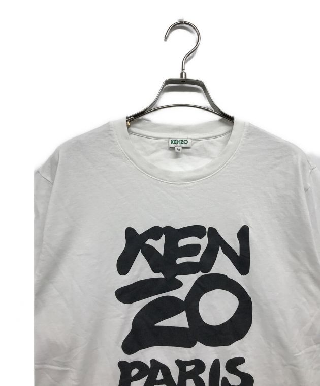 中古・古着通販】KENZO (ケンゾー) プリントTシャツ ホワイト