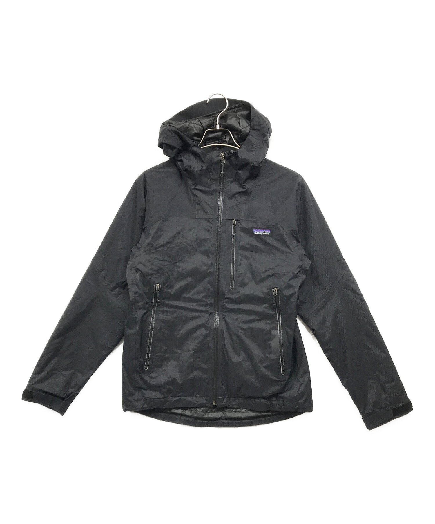 〔ジャンク品〕Patagonia ストームジャケット ブラック サイズL