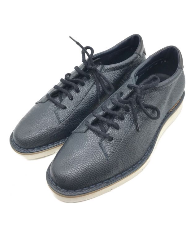 中古・古着通販】Santoni (サントーニ) レザーローカットスニーカー ネイビー サイズ:7 1/2｜ブランド・古着通販  トレファク公式【TREFAC FASHION】スマホサイト