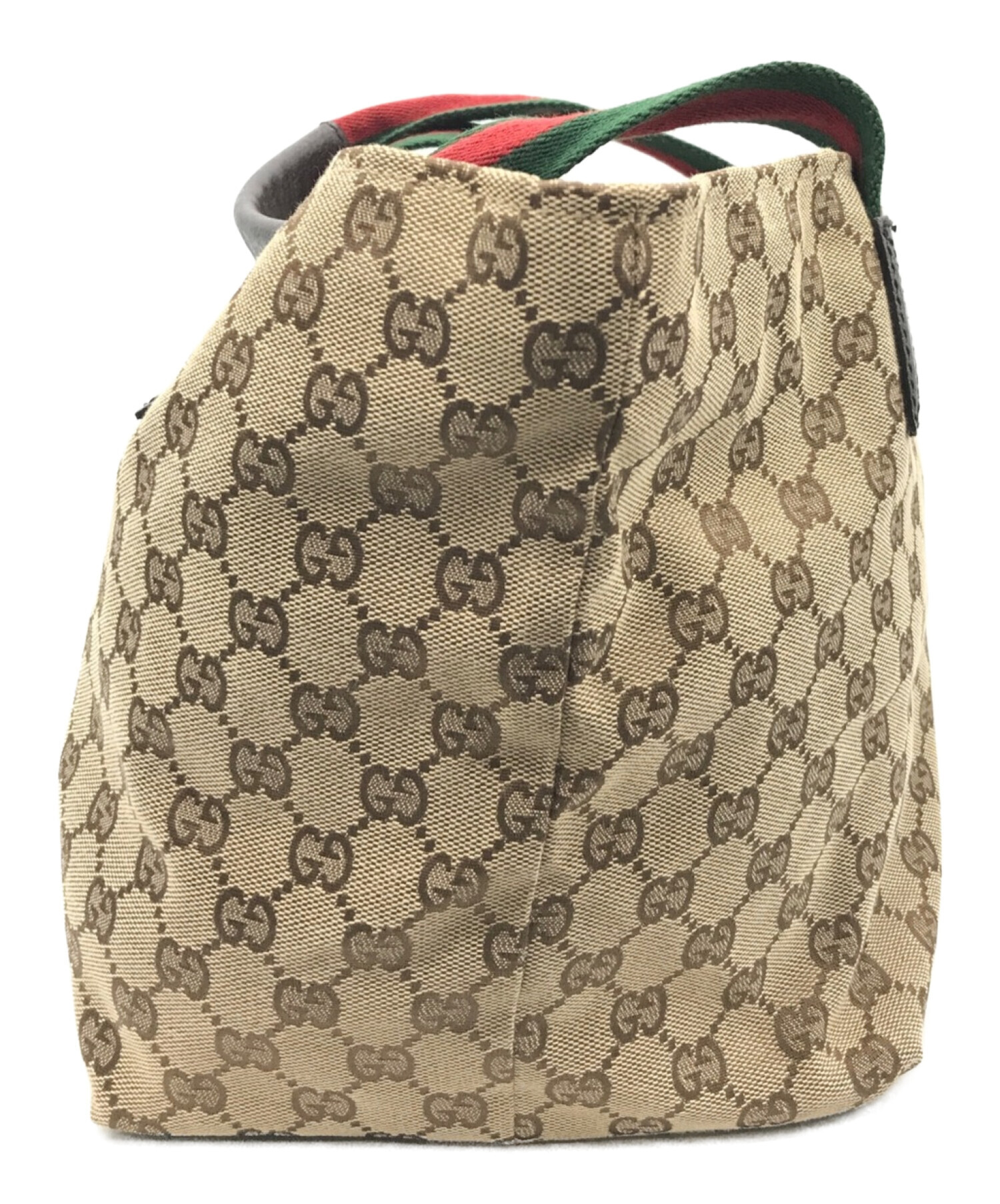 中古・古着通販】GUCCI (グッチ) GGキャンバスシェリーライントート