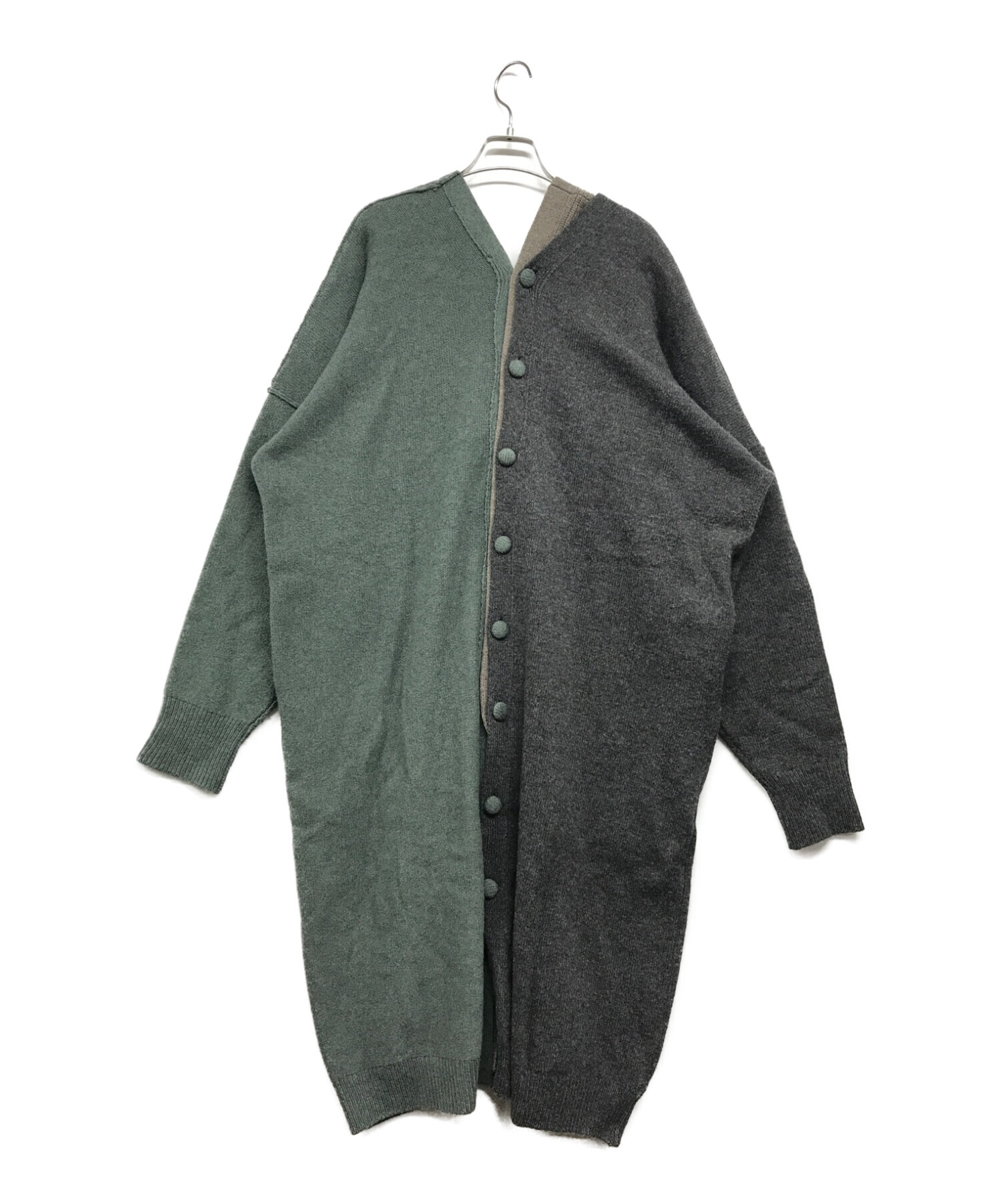 中古・古着通販】LIMI feu (リミフゥ) 3 PANELS LONG COAT CARDIGAN