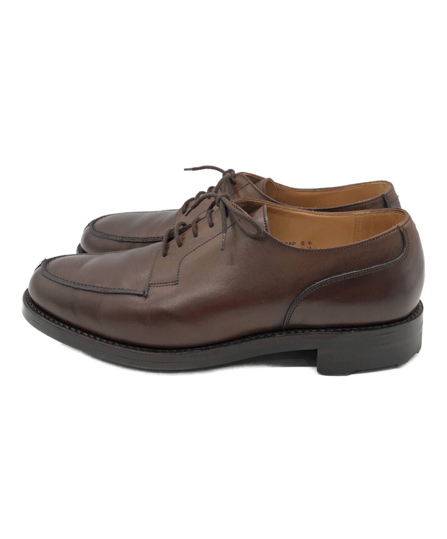 Crockett & Jones (クロケット＆ジョーンズ) Uチップシューズ/MORETON ブラウン サイズ:8