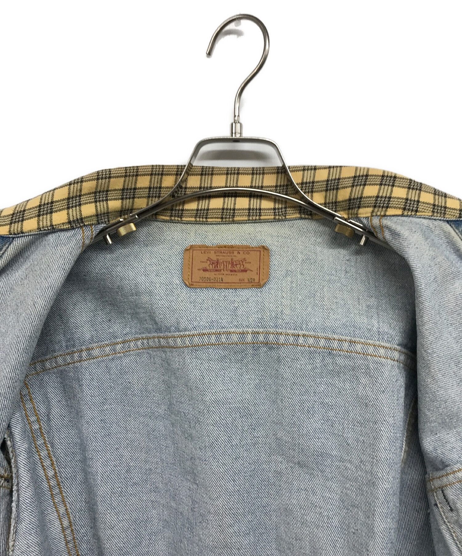 中古・古着通販】LEVI'S (リーバイス) リメイク加工デニムジャケット