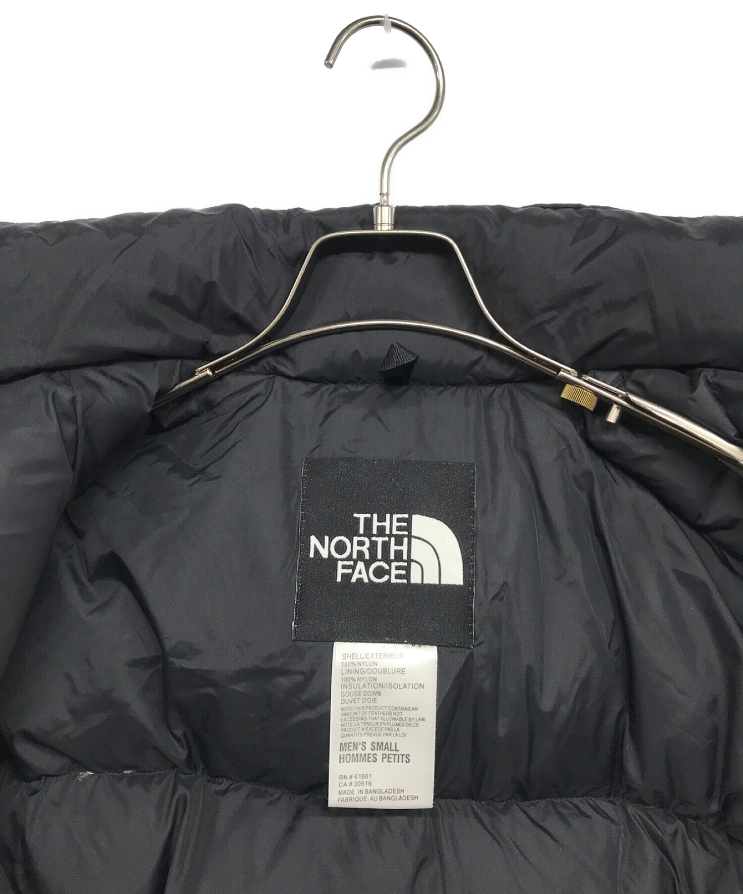 THE NORTH FACE (ザ ノース フェイス) ヌプシ ダウンジャケット ブラック サイズ:S