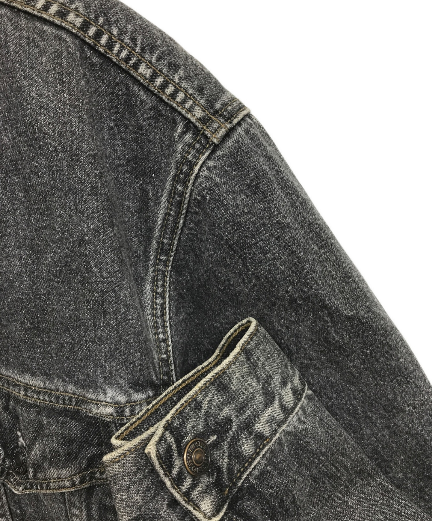 LEVI'S (リーバイス) 70503-02ブラックデニムジャケット サイズ:Ⅼ