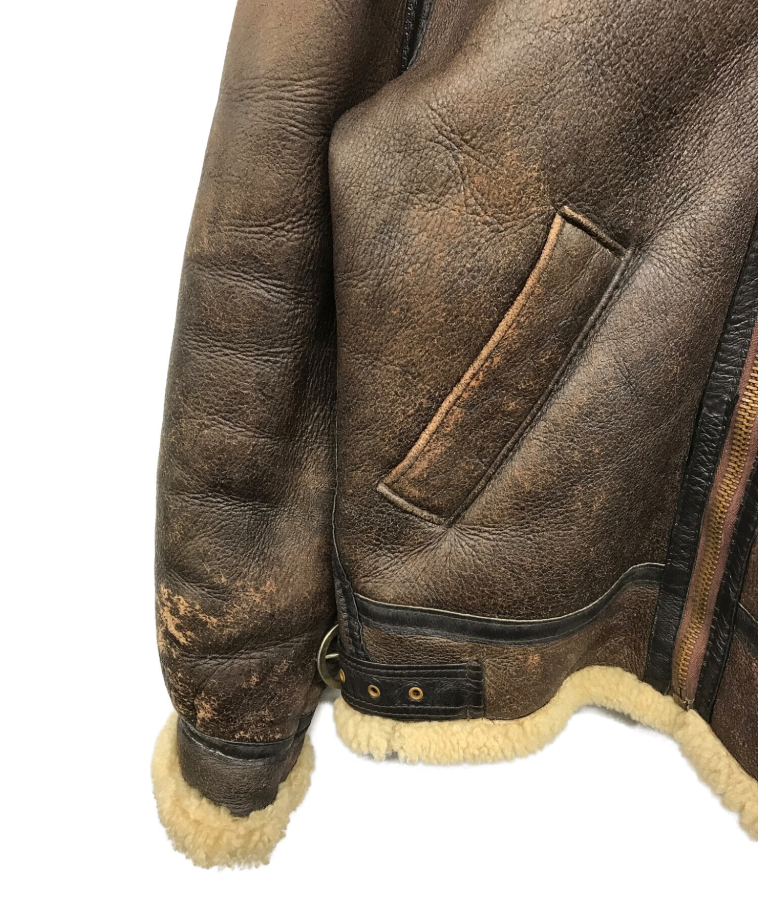 中古・古着通販】US SHEEPSKIN (USシープスキン) B-3ムートン