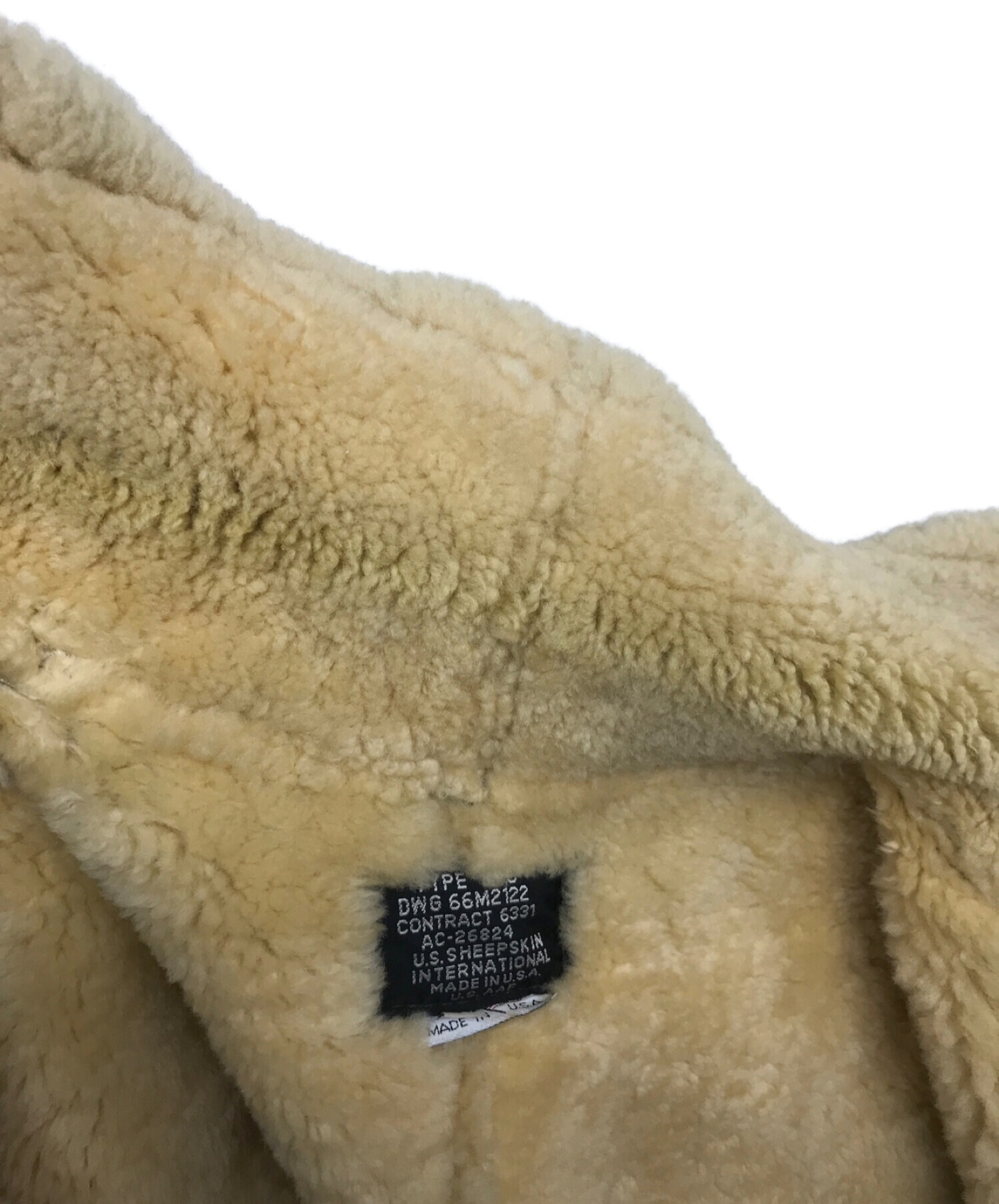 中古・古着通販】US SHEEPSKIN (USシープスキン) B-3ムートンジャケット ブラウン サイズ:40｜ブランド・古着通販  トレファク公式【TREFAC FASHION】スマホサイト