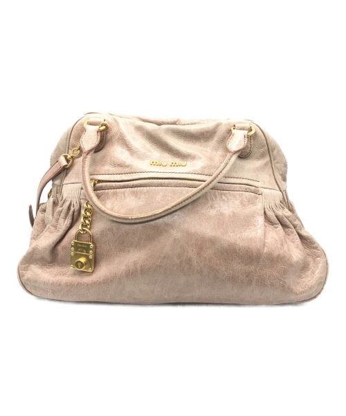 【中古・古着通販】MIU MIU (ミュウミュウ) トートバッグ ピンク