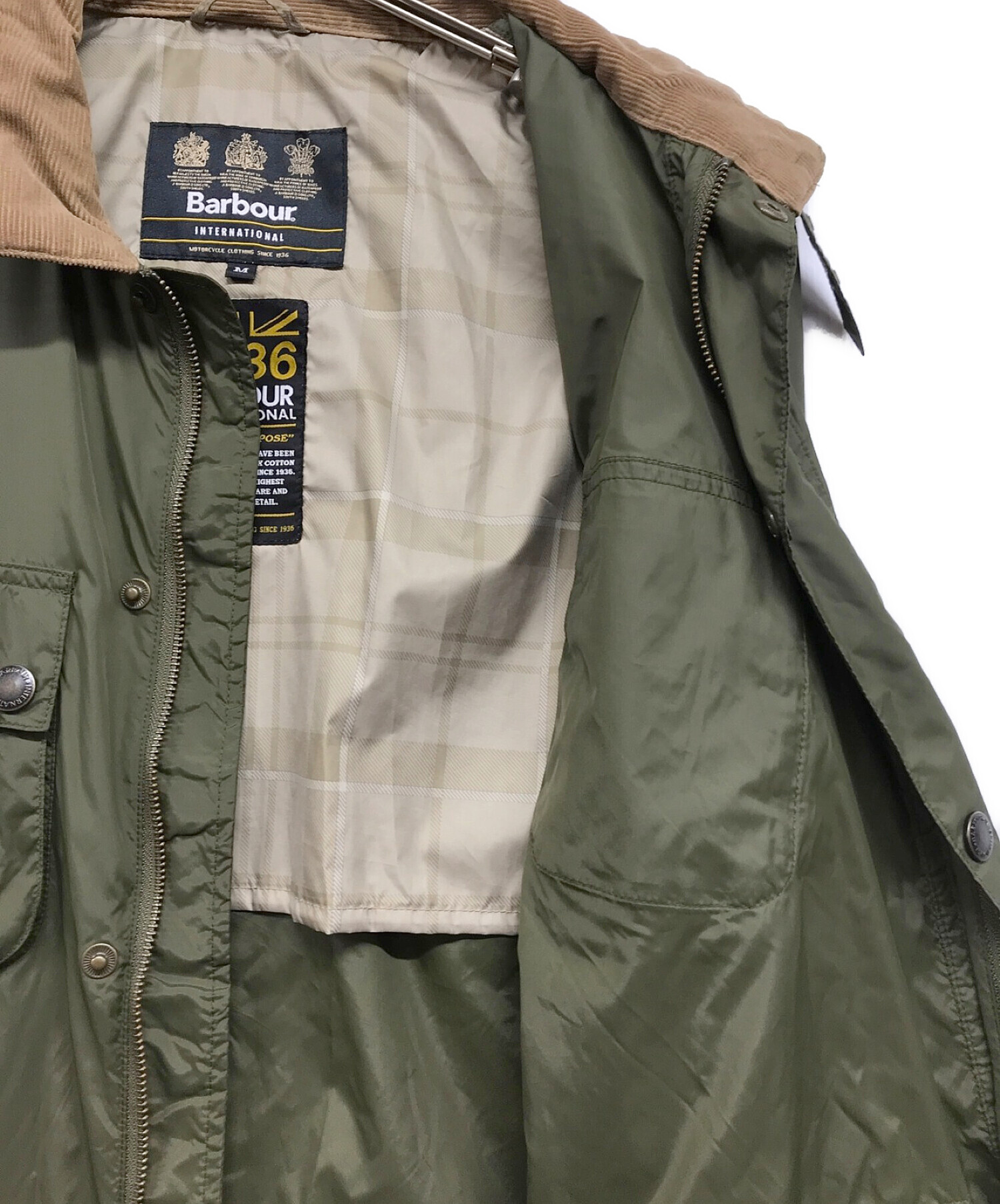 中古・古着通販】Barbour (バブアー) ナイロンジャケット グリーン