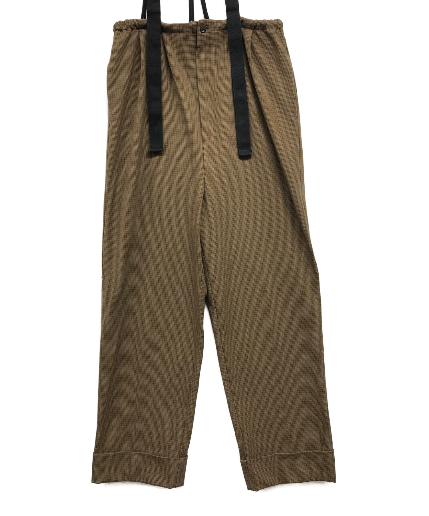 TODAYFUL (トゥデイフル) Suspenders Highwaist Pants ブラウン サイズ:38