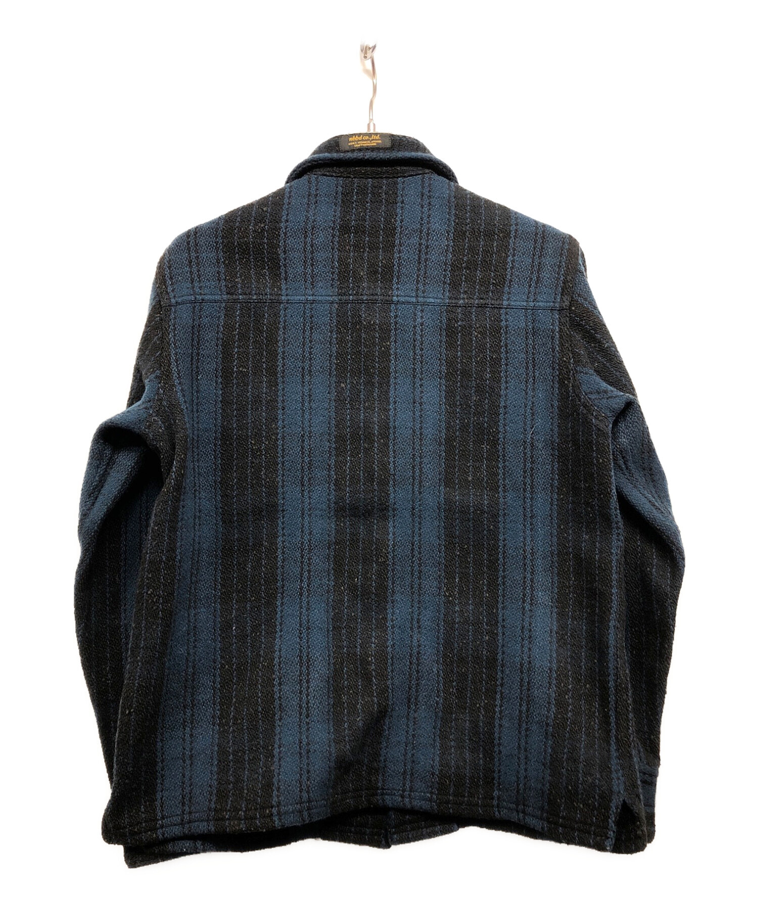 NEIGHBORHOOD (ネイバーフッド) ウールシャツジャケット ブルー サイズ:M