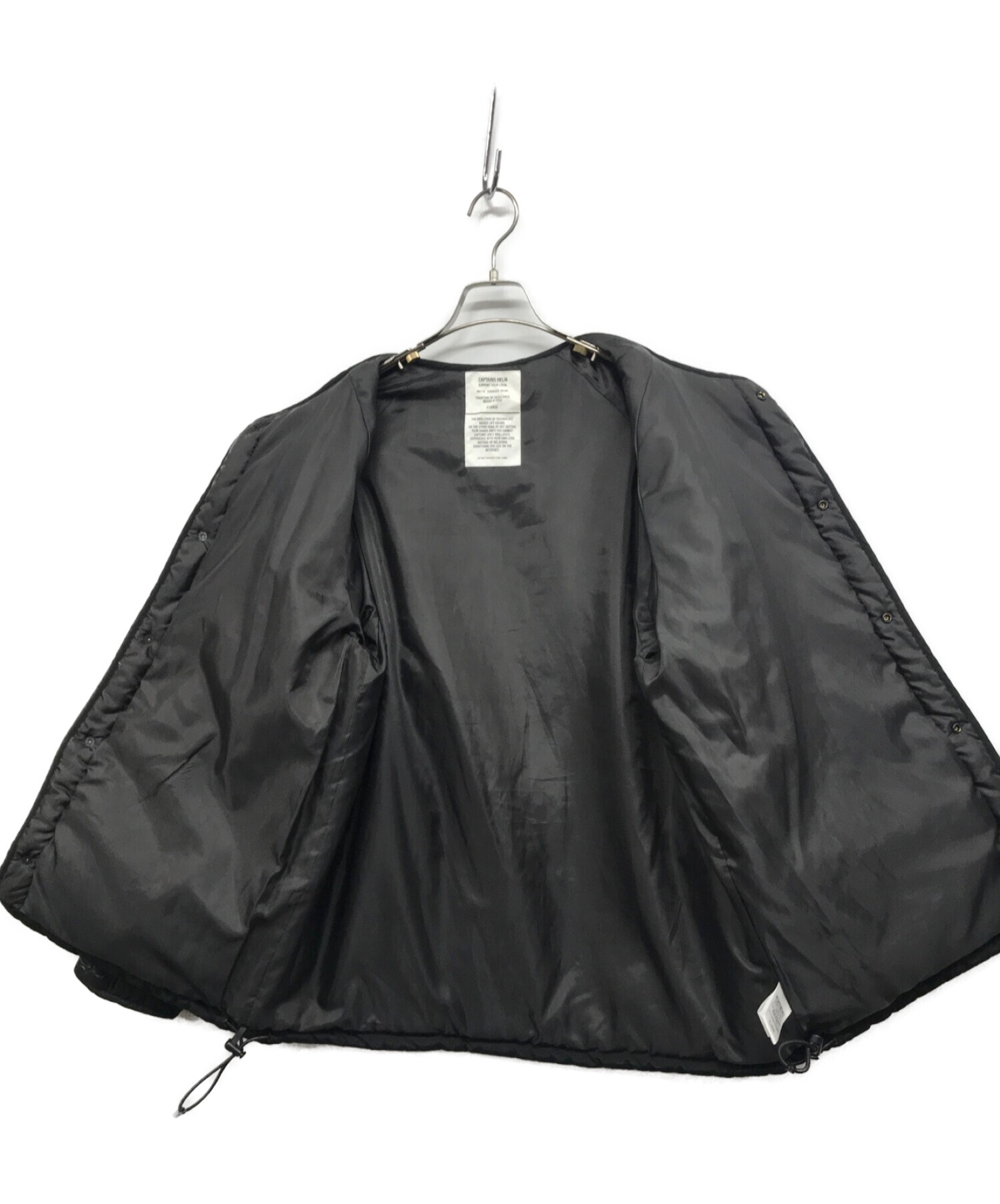 CAPTAINS HELM (キャプテンズヘルム) キルティングジャケット ブラック サイズ:XL