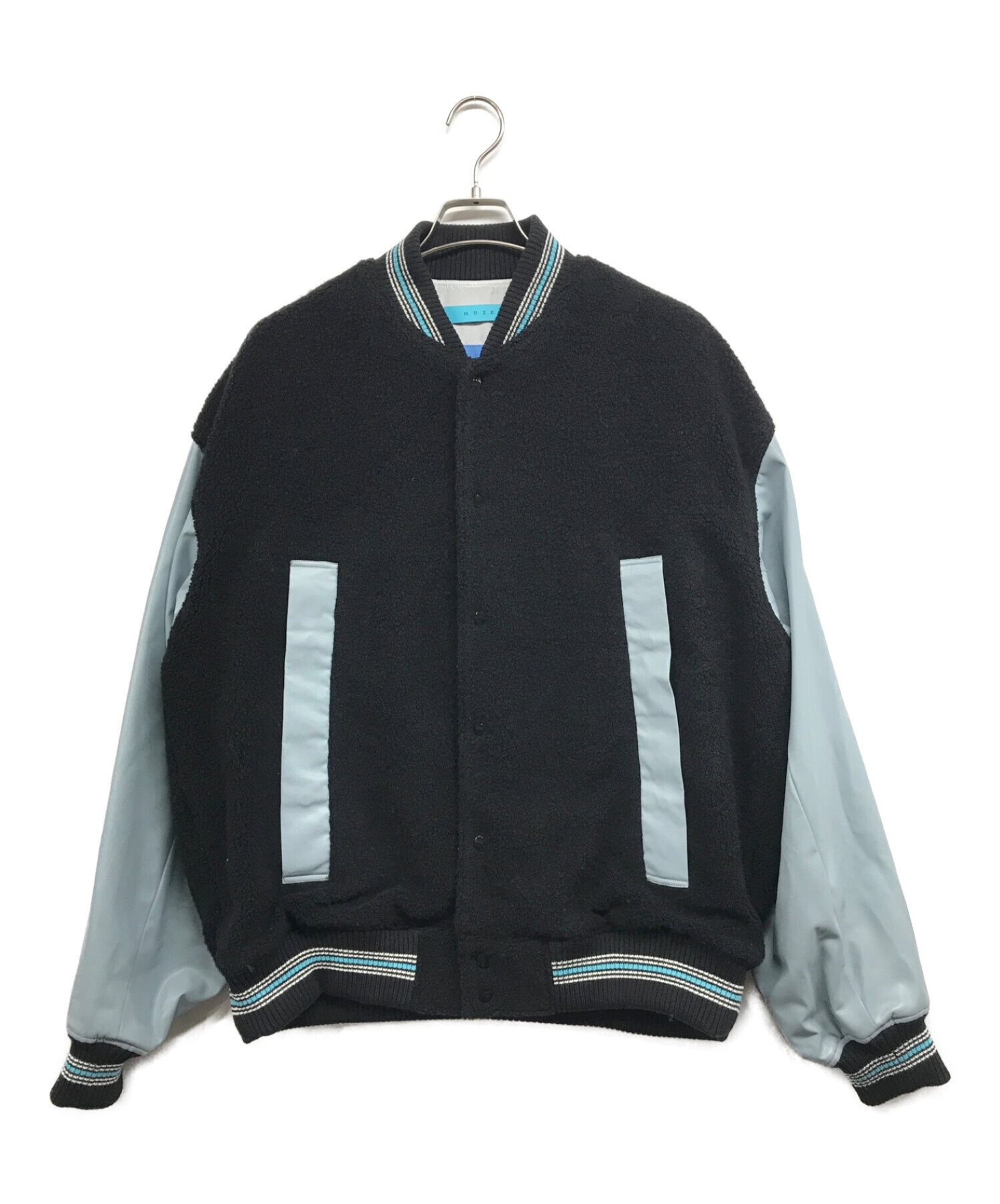 MUZE (ミューズ) TURQUOISE LABEL STADIUM JUMPER スカイブルー×ブラック サイズ:2