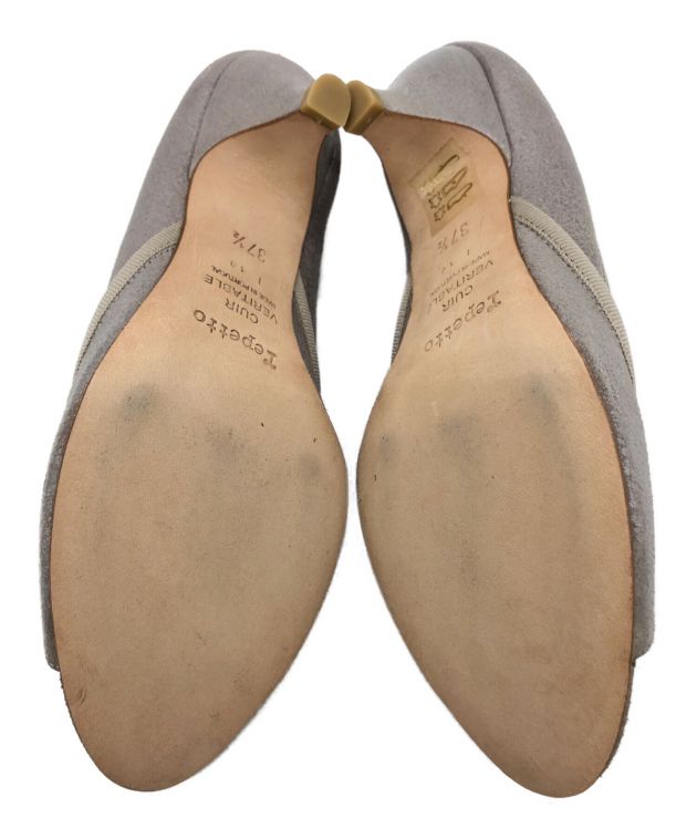 中古・古着通販】Repetto (レペット) オープントゥーパンプス グレー