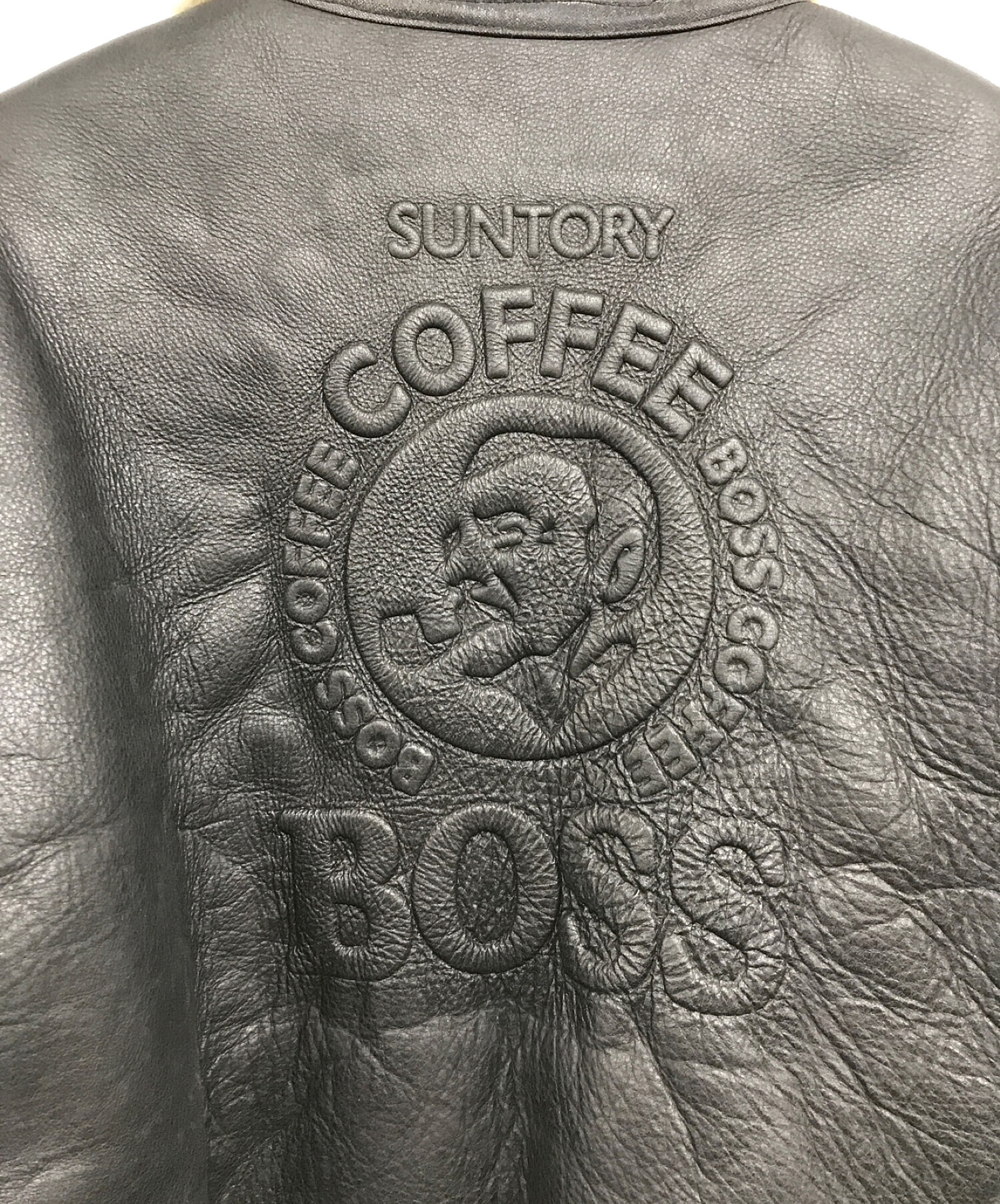 BOSS SUNTORY (ボス サントリー) レザージャケット ブラック サイズ:L