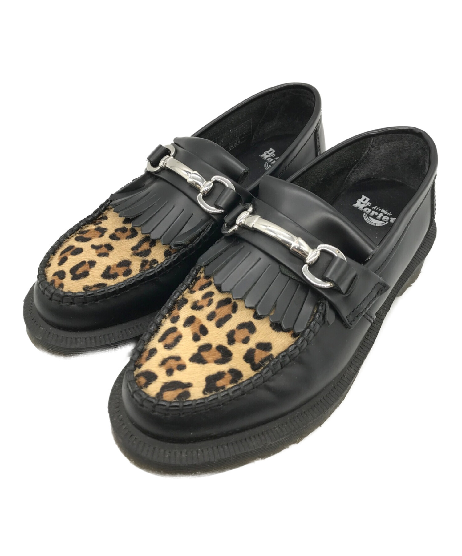 Dr.Martens (ドクターマーチン) ADRIAN SNAFFLE/ハラコビットローファー ブラック サイズ:36