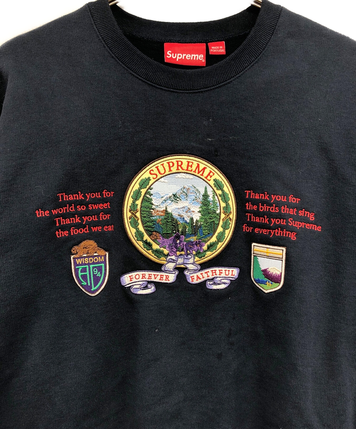 中古・古着通販】SUPREME (シュプリーム) Mountain Crewneck スウェット/マウンテンクルーネック スウェット ネイビー  サイズ:M｜ブランド・古着通販 トレファク公式【TREFAC FASHION】スマホサイト